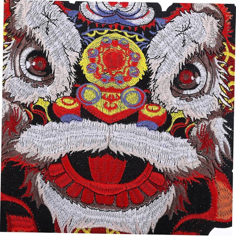 Large Lion Embroidered Patch For Jeans DIY Clothing Sewing Applique Decorative Accessory - Image 5